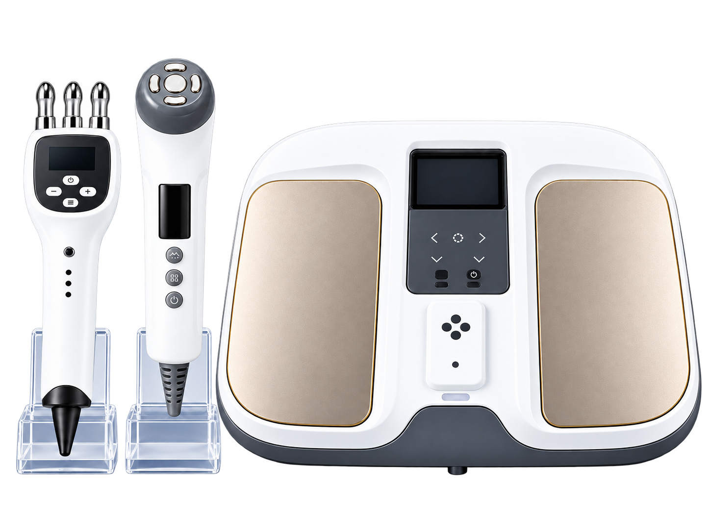 Complete OlyLife P90+ system with three prong Revitaluxe and Beauty Frost attachments